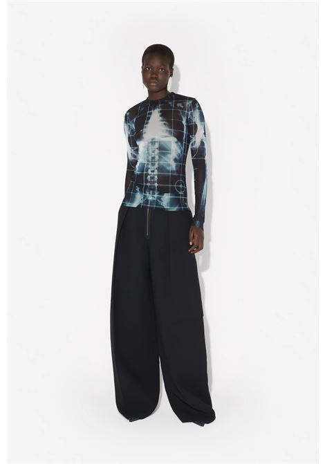 top squeletor donna nero e blu JEAN PAUL GAULTIER | 25/33-F-TO241-T580005956
